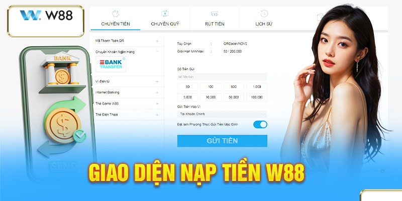 Tổng hợp các phương thức nạp tiền w88 đơn giản nhất